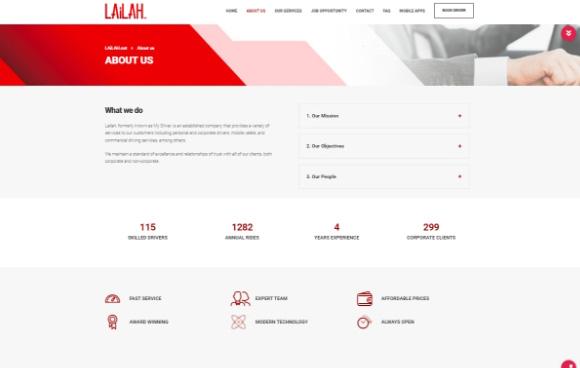 LAILAH web app interface - Codexia Technologies