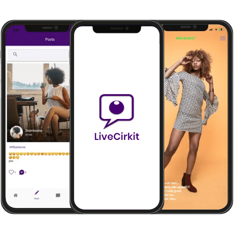 LiveCirkit mobile app interface - Codexia Technologies
