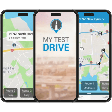 My Test Drive mobile app interface - Codexia Technologies